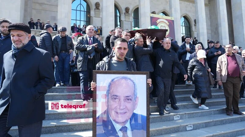 Rasim Balayevlə vida mərasimi başa çatıb - FOTO