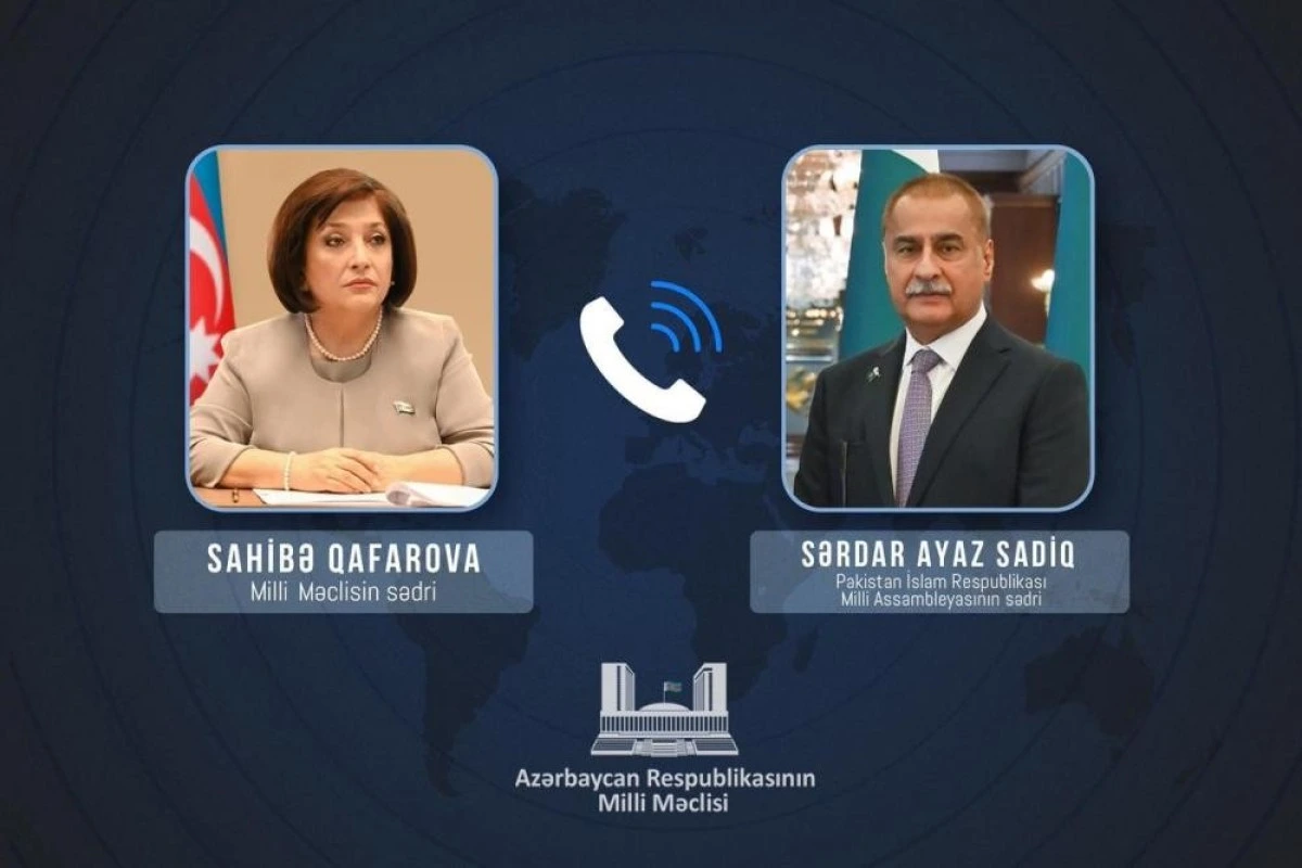Azərbaycan və Pakistan parlamentlərinin sədrləri regiondakı vəziyyəti müzakirə edib