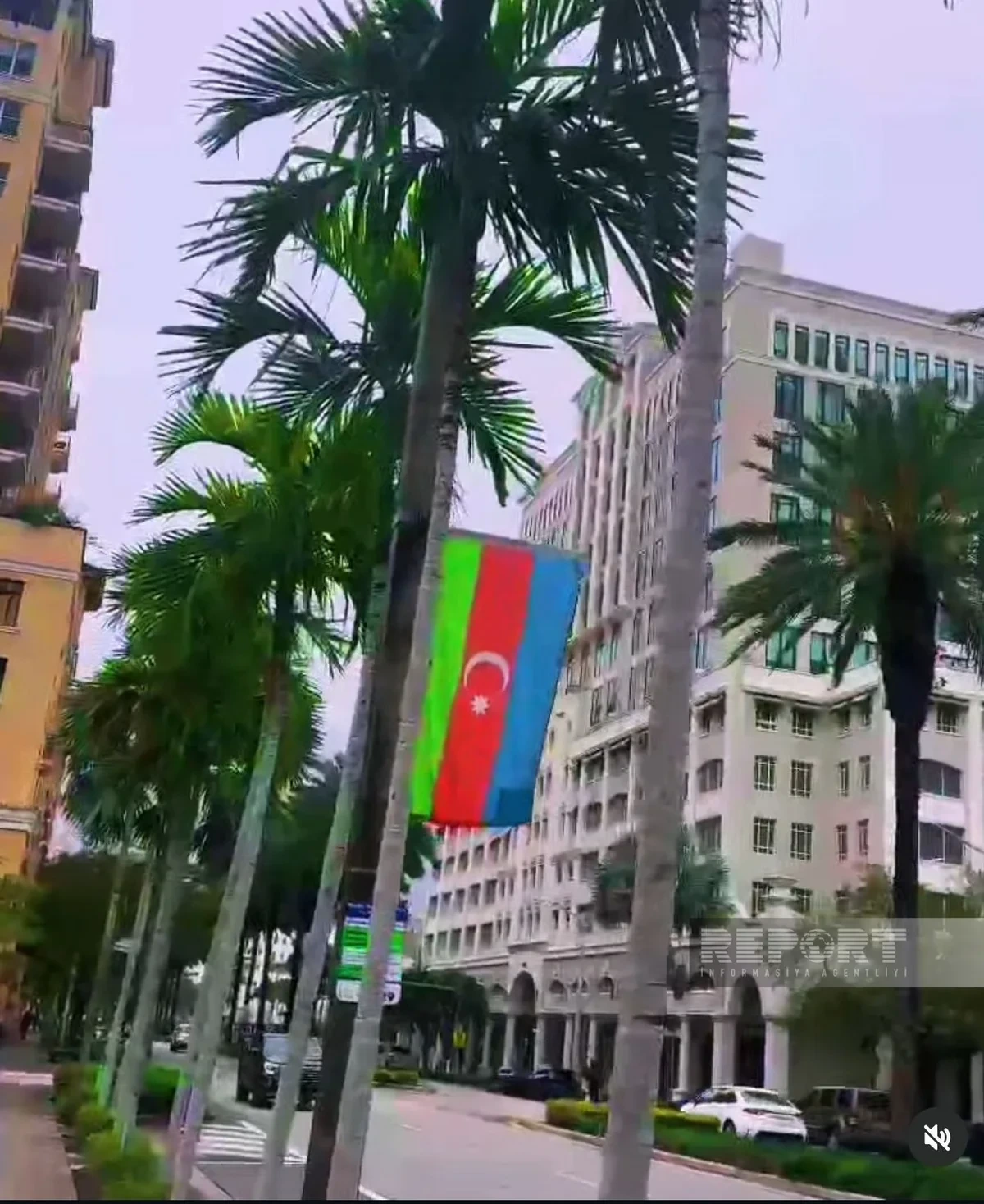 ABŞ-nin Florida ştatının məşhur küçəsində Azərbaycan bayrağı ucaldılıb