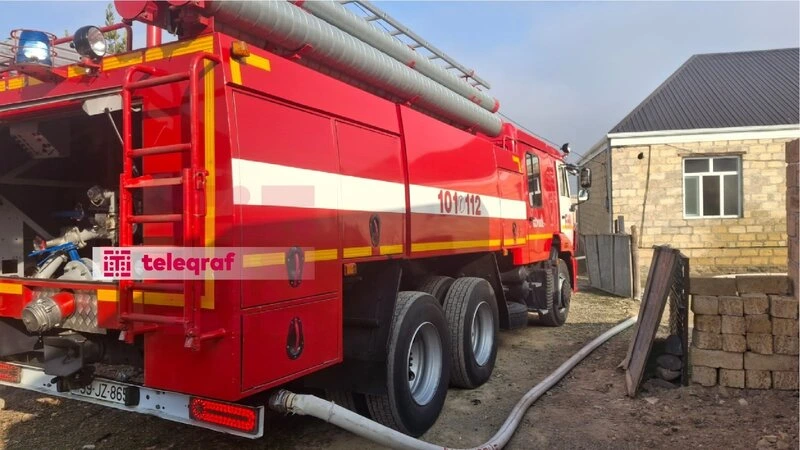 Gəncədə evdə yanğın olub, ölən var