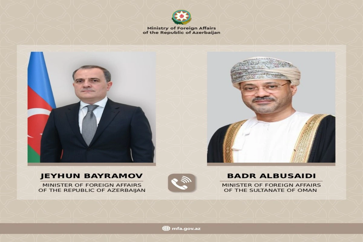 Ceyhun Bayramov və Omanlı həmkarı arasında telefon danışığı baş tutub