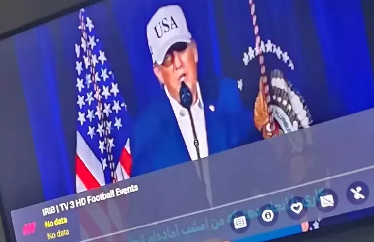İran dövlət televiziyası haker hücumuna məruz qaldı - Ekranda Tramp və Netanyahu