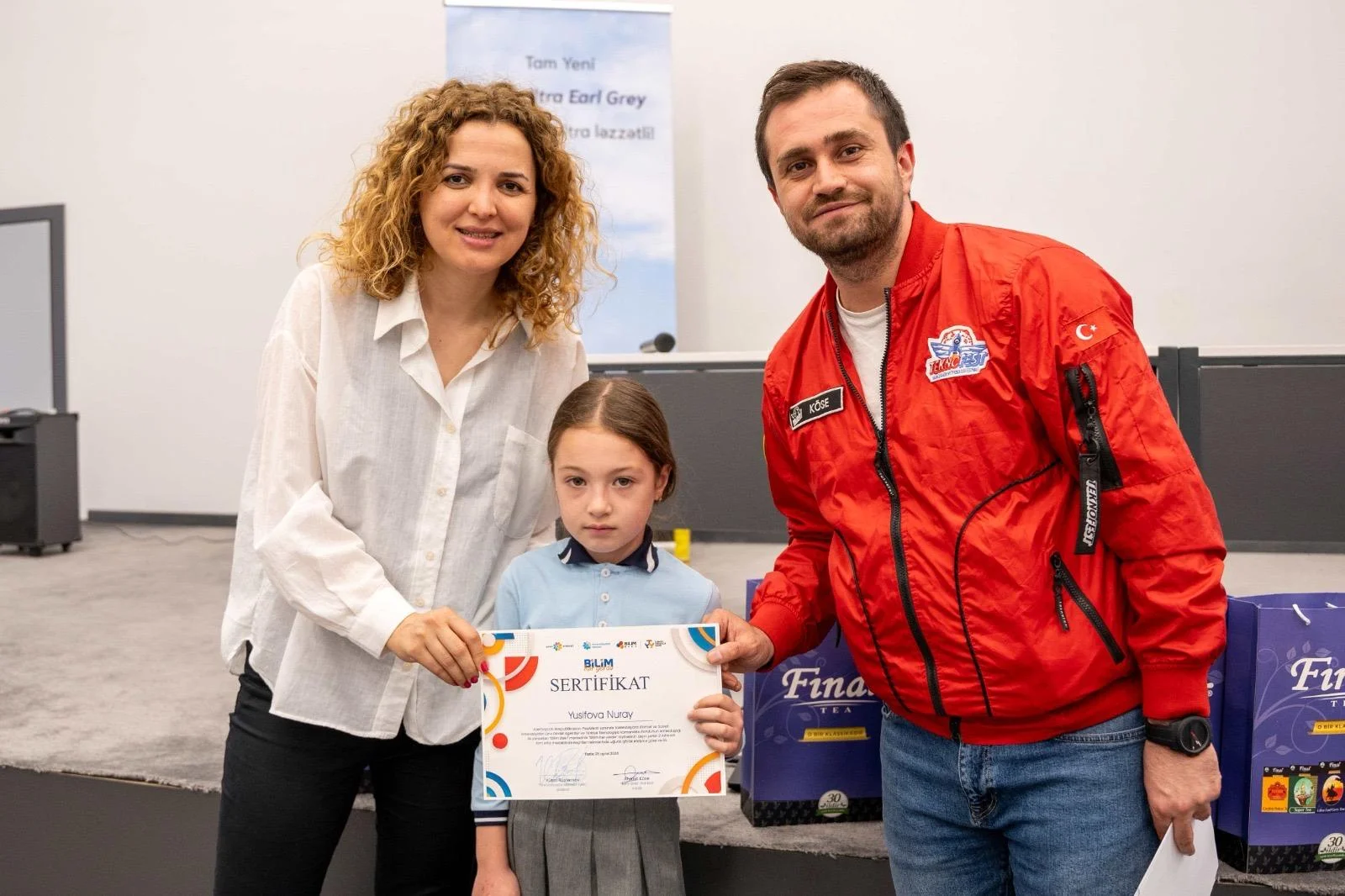 “Final” çayın dəstəyi ilə “Bilim hər yerdə” layihəsi keçirilib