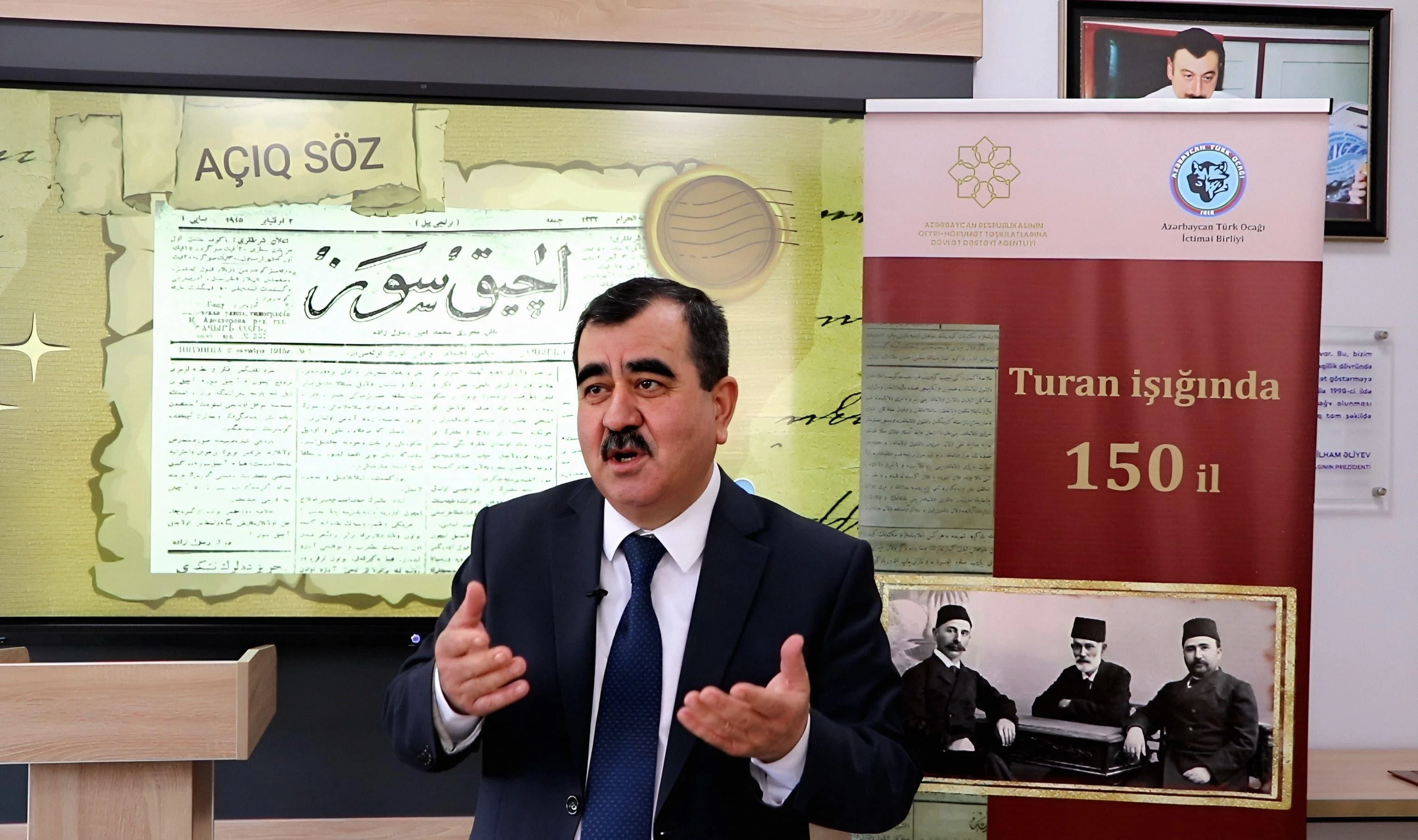 BDU-da “Turan işığında 150 il” layihəsi çərçivəsində görüş keçirilib -FOTO