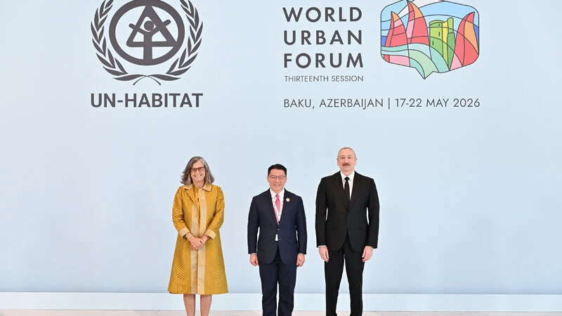 Prezident Ümumdünya Şəhərsalma Forumunun 13-cü Sessiyasının açılış mərasimində iştirak edir