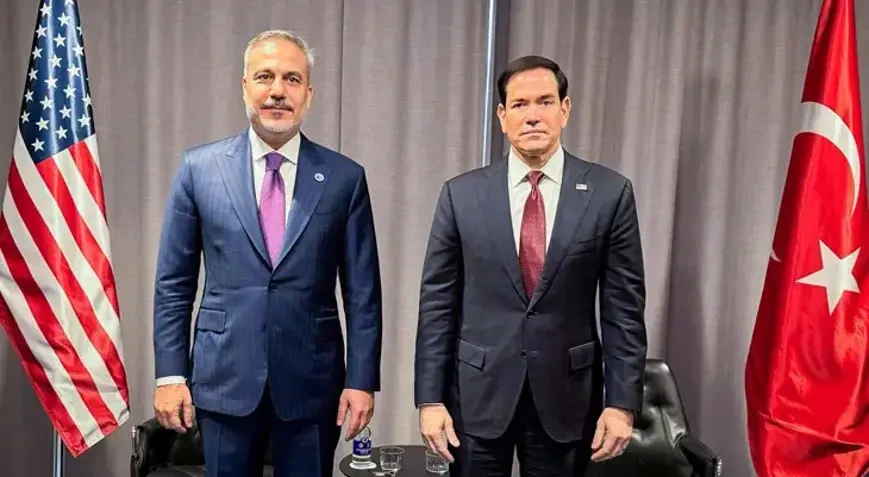 Hakan Fidan ABŞ dövlət katibi Rubio ilə görüşüb