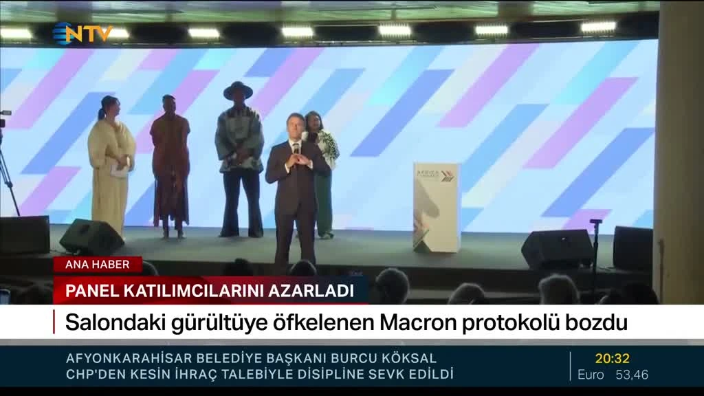 Makron Keniyada özündən çıxdı: "Danışacaqsınızsa, çölə çıxın!”