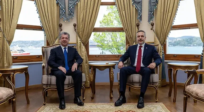 Hakan Fidan Mesrur Barzani ilə görüşüb