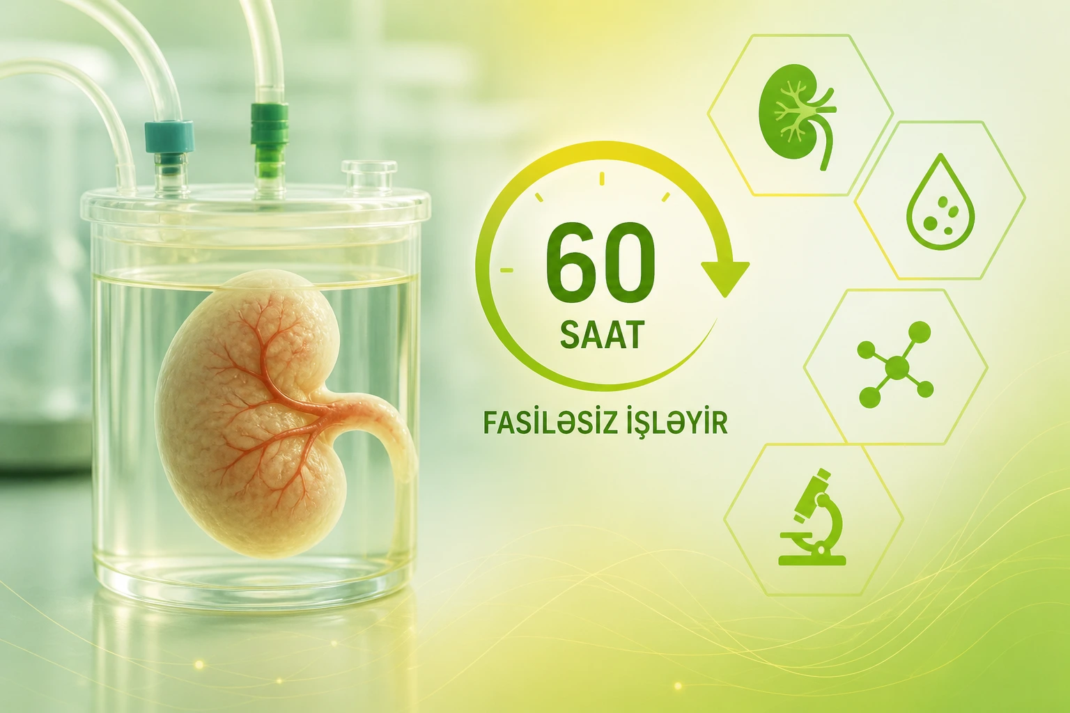 Laboratoriyada insan böyrəyi yaradıldı - 60 saat fasiləsiz işləyir