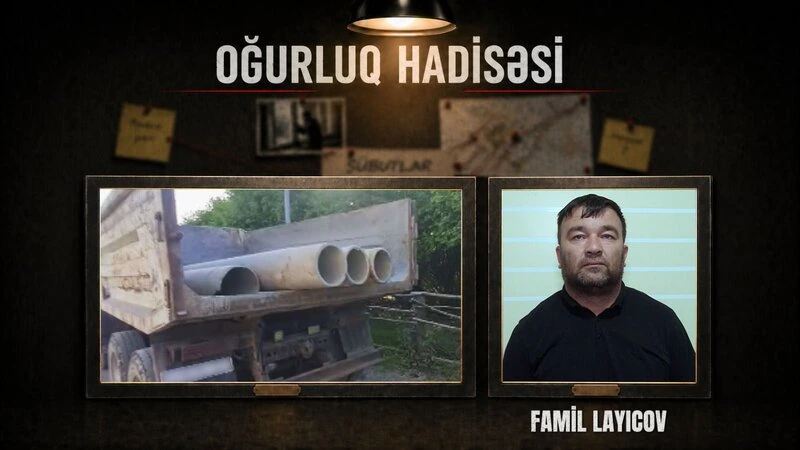 Kanalizasiya borularını oğurlayanlar saxlanıldı