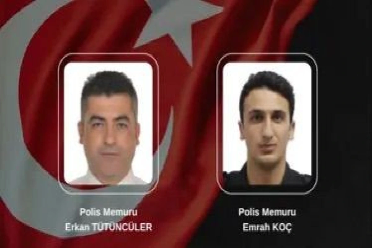 Türkiyədə 2 polis şəhid olub