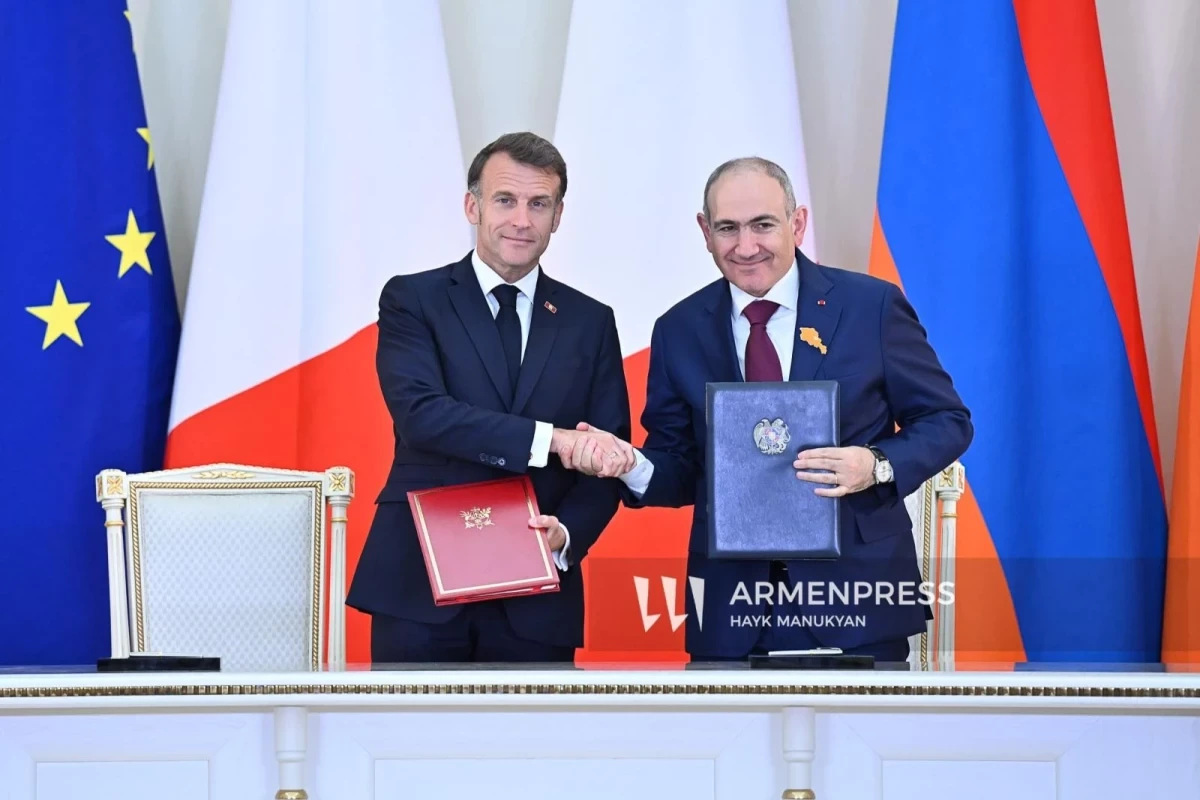 Ermənistan və Fransa strateji tərəfdaşlıq bəyannaməsi imzalayıb