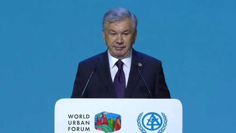 Mirziyoyev: Özbəkistan Qarabağda quruculuq işlərinə töhfə verməyə hazırdır