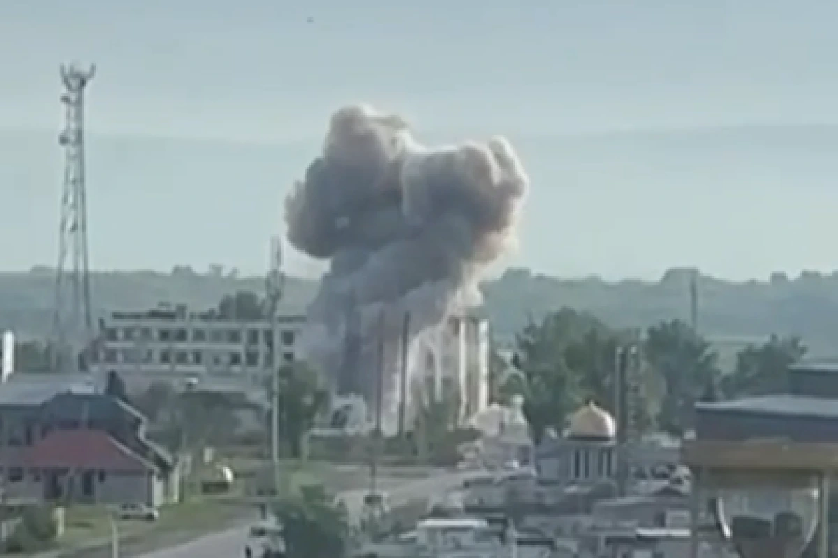 Ukrayna ordusu Qroznıda hərbi hissələrə dron zərbəsi endirib
