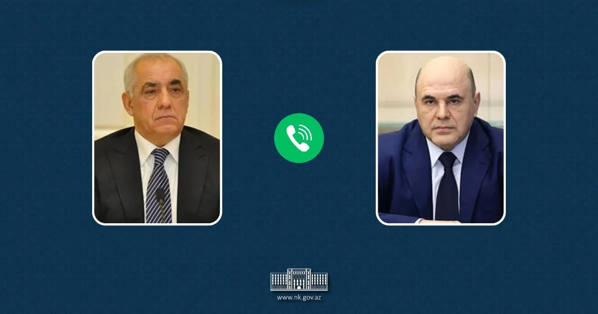 Əli Əsədov Mixail Mişustinlə telefon danışığı aparıb