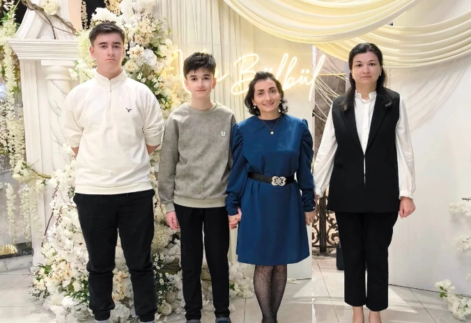 Əfsanəvi kəşfiyyatçı Mühüd Orucovun ailəsi ilə görüş - FOTO