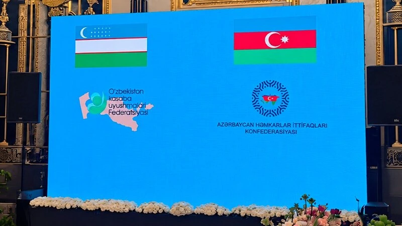 Azərbaycan və Özbəkistan həmkarlar ittifaqları arasında əməkdaşlıq haqqında memorandum imzalandı