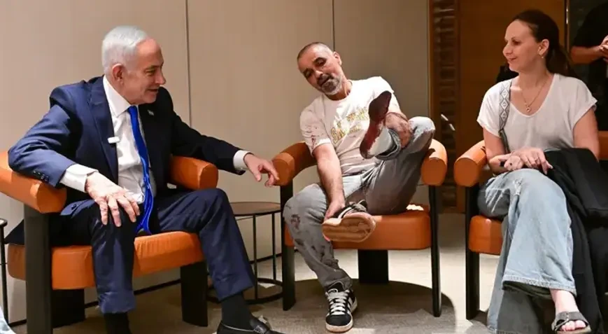 Təyyarə böhranı Netanyahu üçün seçki kampaniyasında fürsətə çevrildi - FOTO