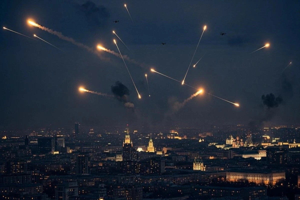 Moskvaya kütləvi dron hücumu: 195 PUA vurulub
