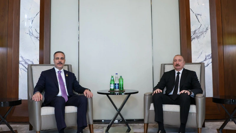 İlham Əliyev Hakan Fidanı qəbul etdi