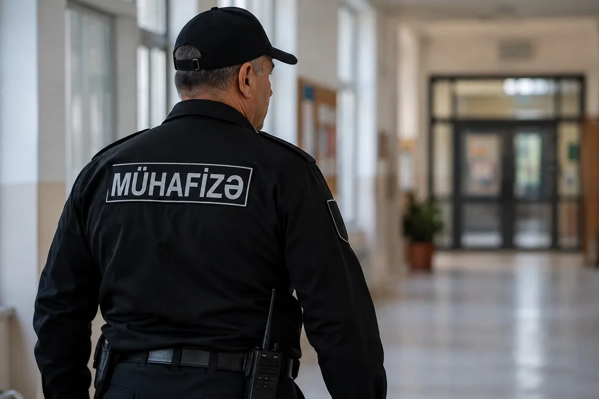 Bakıda çox sayda şəxs məktəb mühafizəçisinə hücum etdi - Ağır xəsarət yetirildi