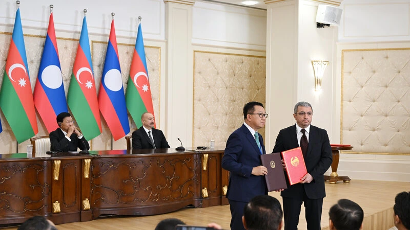 Azərbaycan ilə Laos arasında Birgə Bəyanat qəbul olundu və sənədlər mübadilə edildi - YENİLƏNDİ