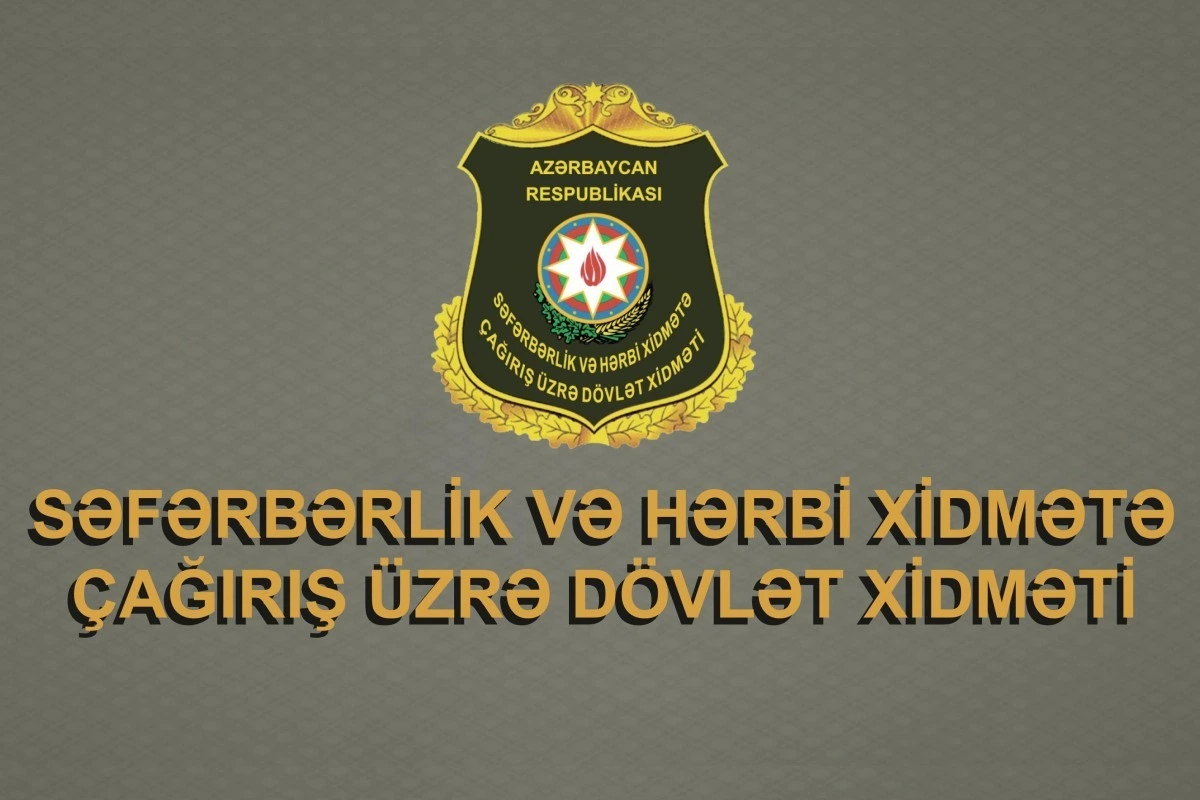 Səfərbərlik Xidmətinin 2 əməkdaşı korrupsiya ilə bağlı ehtiyata buraxılıb