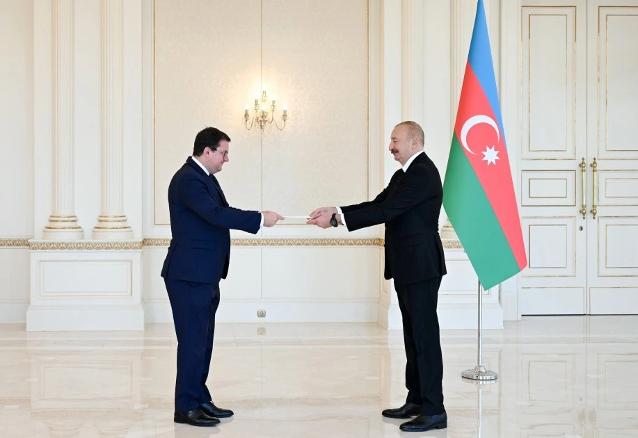 Prezident Avstriyanın Azərbaycanda yeni təyin olunmuş səfirini qəbul edib