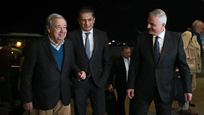 BMT-nin baş katibi Antonio Quterreş Ermənistana səfər edib
