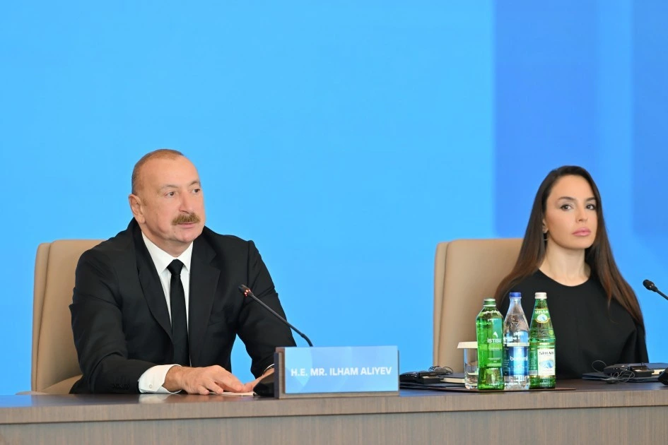 Prezident İlham Əliyev VII Ümumdünya Mədəniyyətlərarası Dialoq Forumunun açılışında çıxış edib - VİDEO - YENİLƏNİB