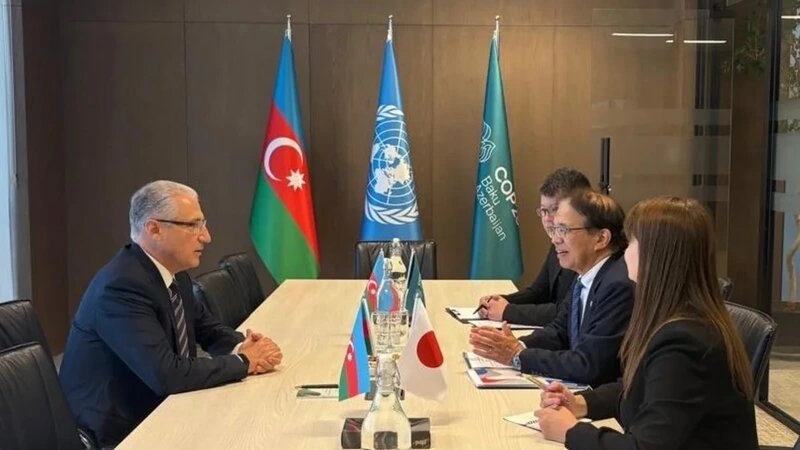 Muxtar Babayev Yaponiyanın Azərbaycandakı səfiri ilə görüşdü