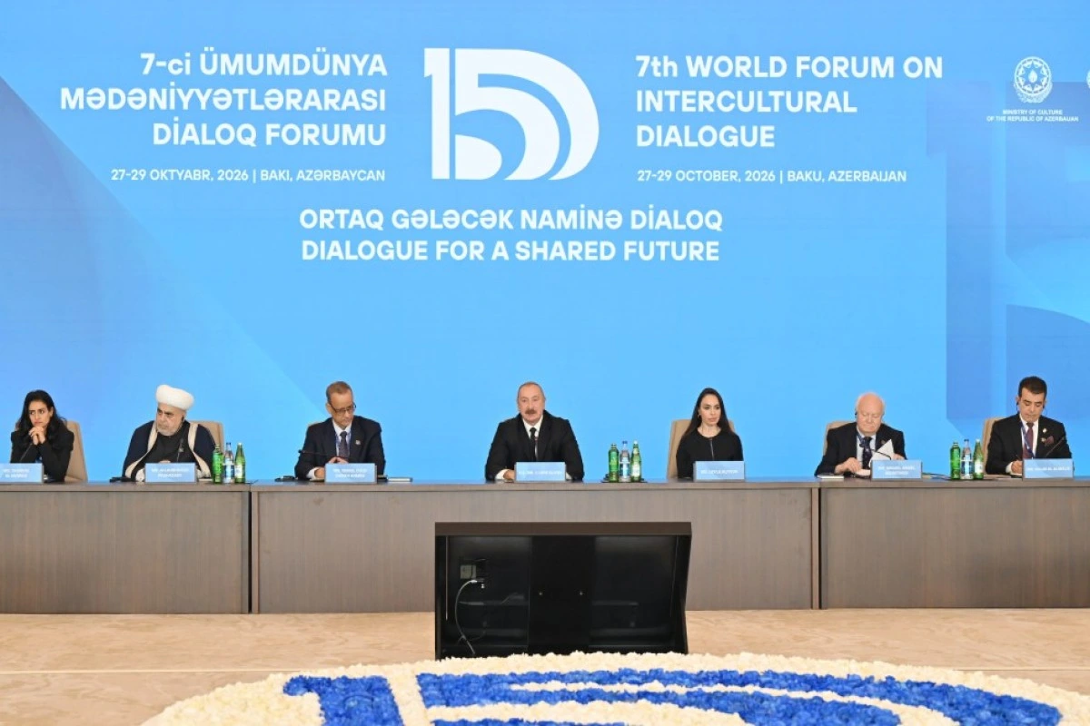 İlham Əliyev VII Ümumdünya Mədəniyyətlərarası Dialoq Forumunun açılışında çıxış edib - YENİLƏNİB
