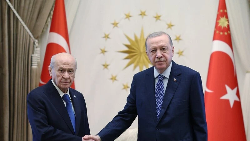 Ərdoğan Dövlət Baxçalı ilə görüşdü
