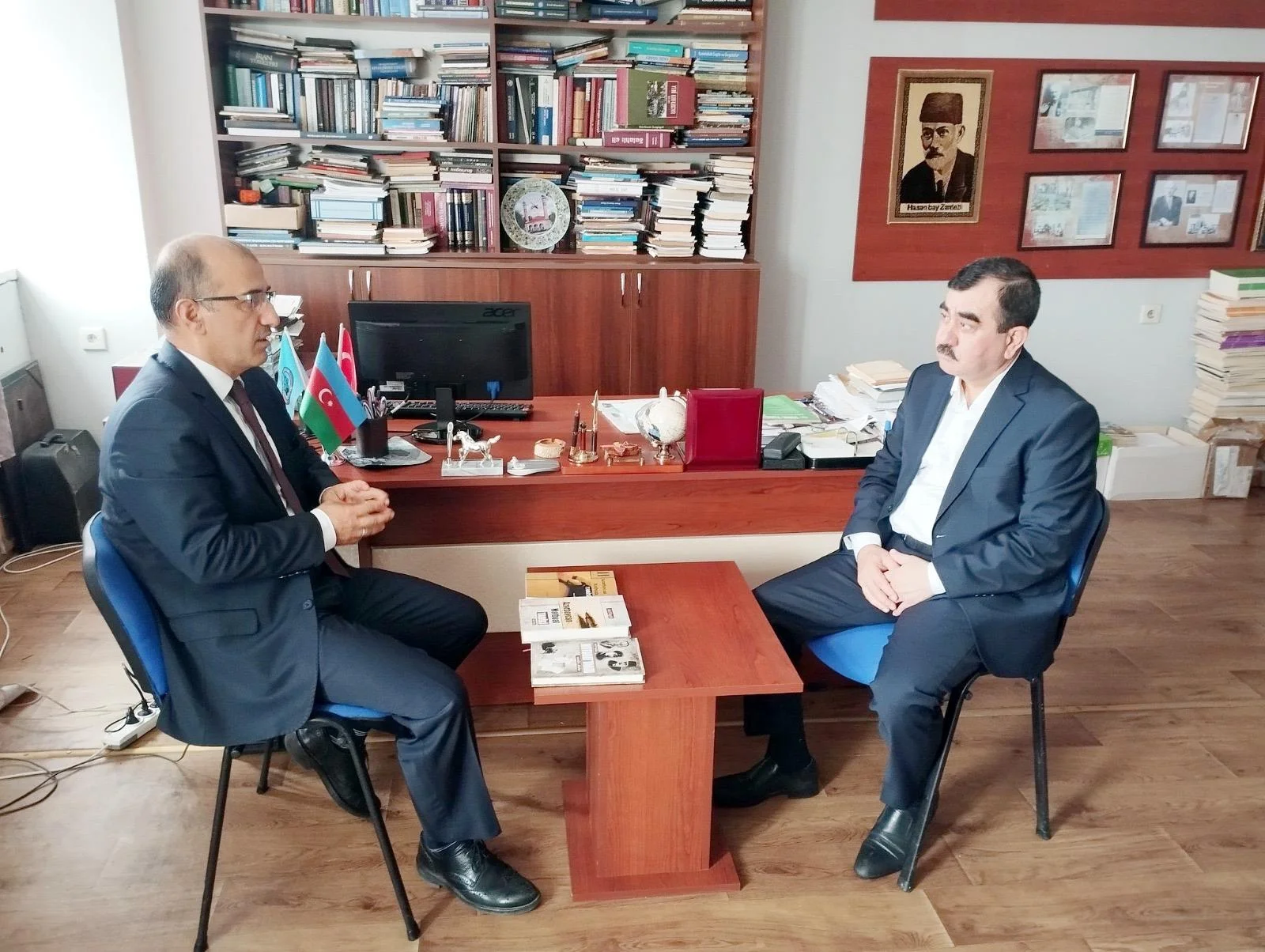 Türkiyə səfirliyinin mətbuat müşaviri "Şərq"i ziyarət edib - FOTO