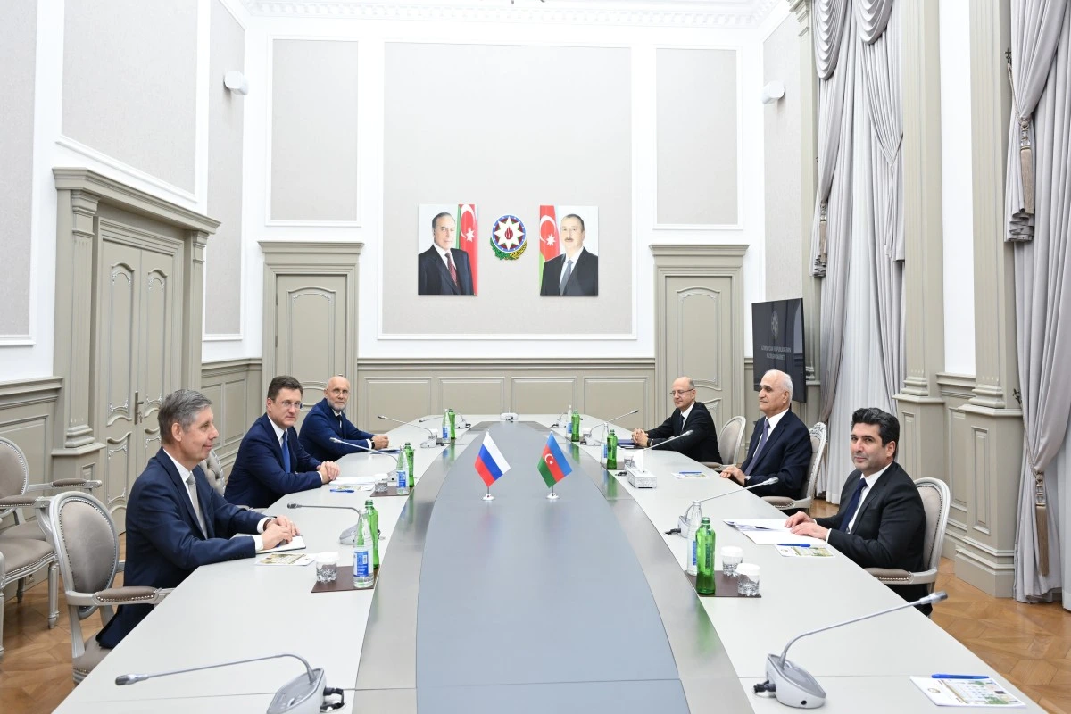 Şahin Mustafayev Novakla iqtisadi əlaqələri müzakirə edib