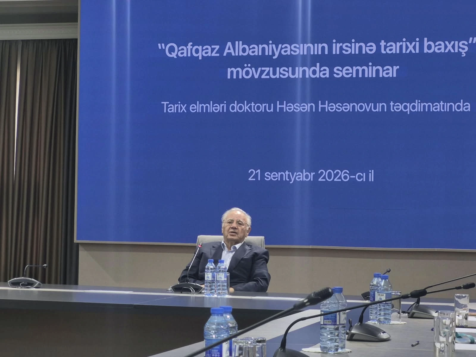 Həsən Həsənov: “Alban kilsələrinin erməni irsi kimi saxtalaşdırılması kütləvi xarakter alıb”