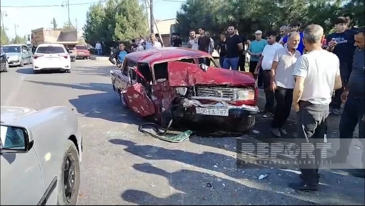 Cəlilabadda zəncirvari qəzada biri azyaşlı olmaqla 3 nəfər yaralanıb
