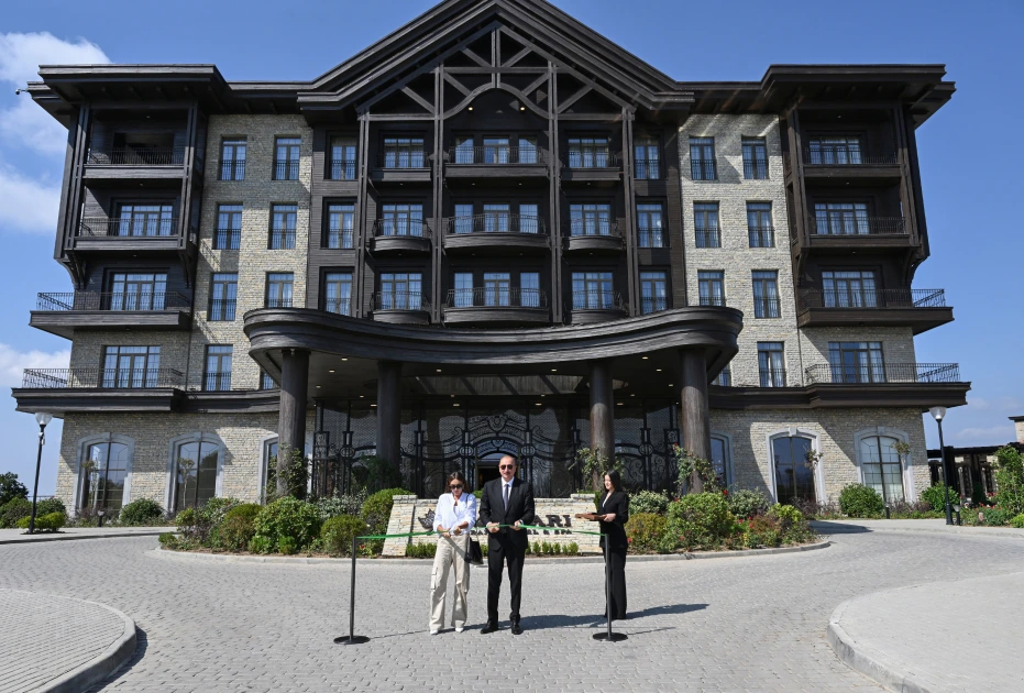 Prezident “Meysari Grand Hotel &amp; SPA” kompleksinin açılışında iştirak edib - YENİLƏNİB