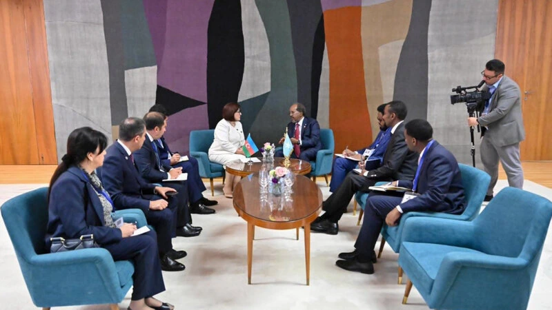 Sahibə Qafarova Somali Prezidenti ilə görüşdü
