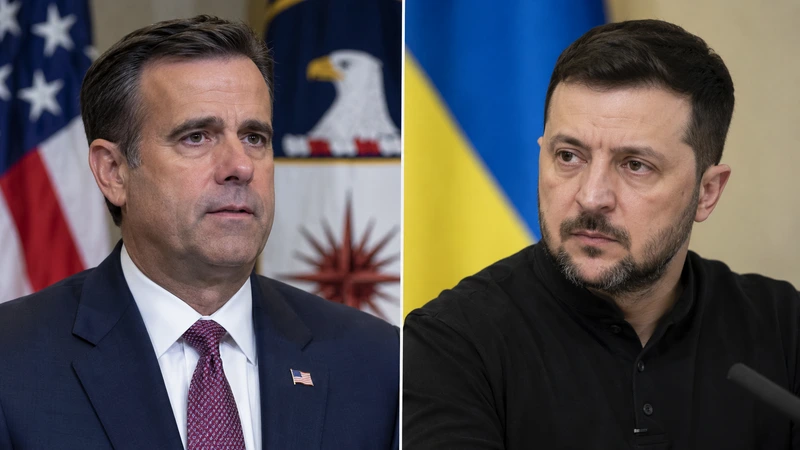 Mərkəzi Kəşfiyyat İdarəsinin direktoru Zelenski ilə görüşüb