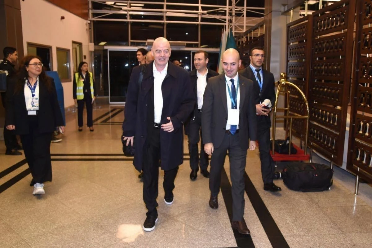 FIFA prezidenti Canni İnfantino Bakıya gəlib